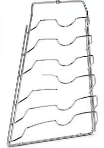 Pot Lid Holder Organize It All Metal Wire Kitchen Cabinet-0