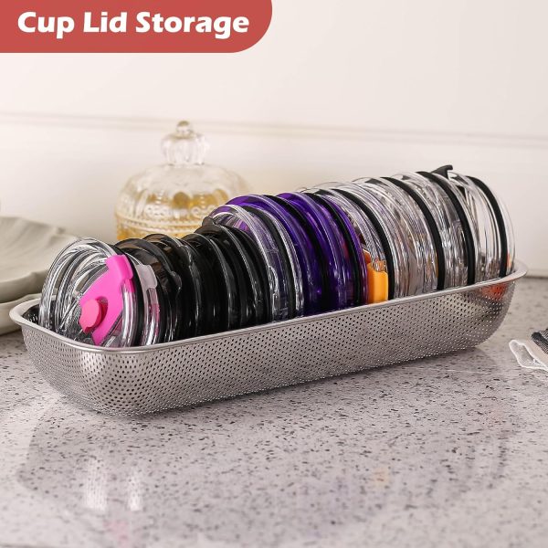 Yoku Made Stainless Steel Tumbler Lid Holder Basket-1