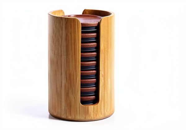 AFOROEOA Mason Jar Lid Organizer Bamboo Space Saving Design-4