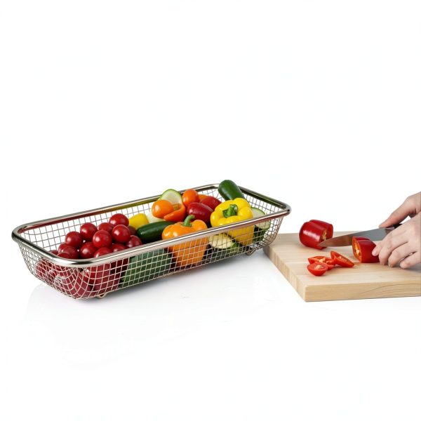 Yoku Made Stainless Steel Lid Holder Basket Kitchen-4