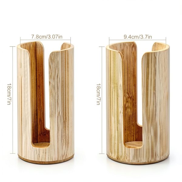 AFOROEOA Mason Jar Lid Organizer Bamboo Space Saving Design-1