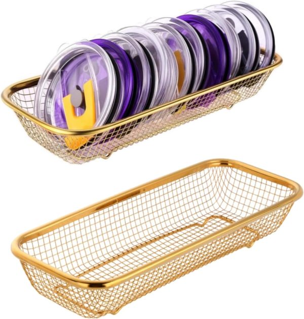 Yoku Made Stainless Steel Lid Holder Basket Kitchen-0