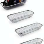 Yoku Made Stainless Steel Lid Holder Basket Kitchen-0