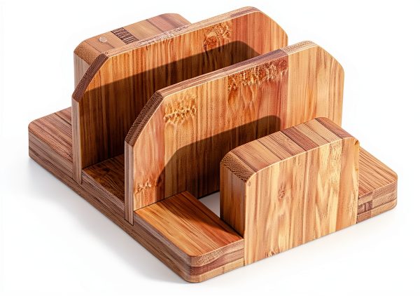 Pot Lid Holder Bamboo Kunovo Washable Kitchen Organizer-4