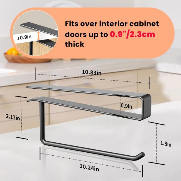 Amawarm Tumbler Lid Organizer Metal Under Cabinet Storage-3