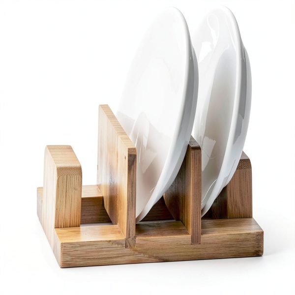 Pot Lid Holder Bamboo Kunovo Washable Kitchen Organizer-2