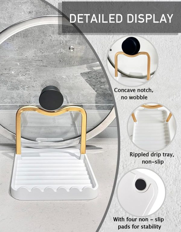 Pot Lid Holder CHANNICORNER Aluminum Alloy Modern Kitchen-4