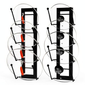 Cisily Pot Lid Holder Adjustable Metal Kitchen Organizer-0