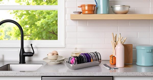 Yoku Made Stainless Steel Tumbler Lid Holder Basket-7