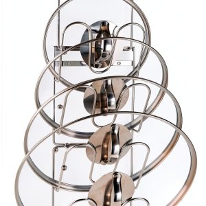 YQh Stainless Steel Pot Lid Holder Rust Resistant Kitchen-0