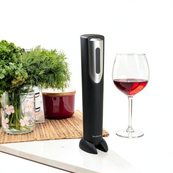 Electric Wine Opener Brookstone Aluminum-2