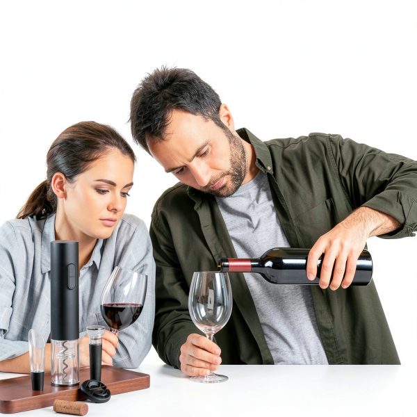 Rikuy Electric Wine Bottle Opener Kit-3