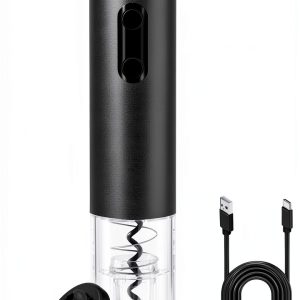 Yiizy Automatic Wine Opener Aluminum Gray Design-0