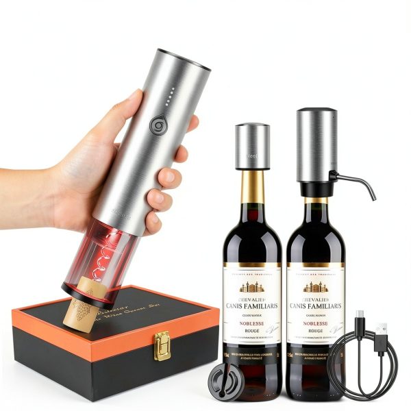 Bsteciar Electric Wine Bottle Opener Stainless Steel-2