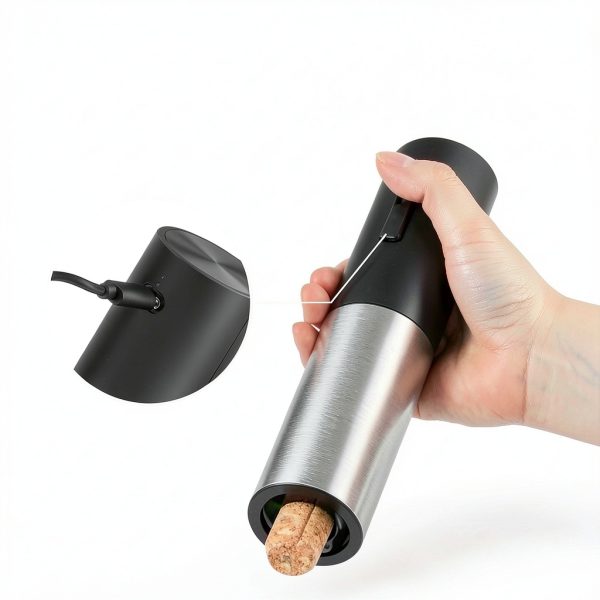 Electric Wine Bottle Opener Rocyis Stainless Steel Set-1