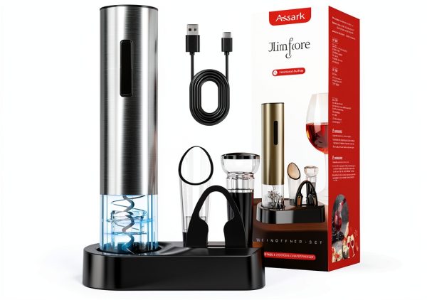 Electric Wine Opener 6-in-1 Gift Set Vintner-0