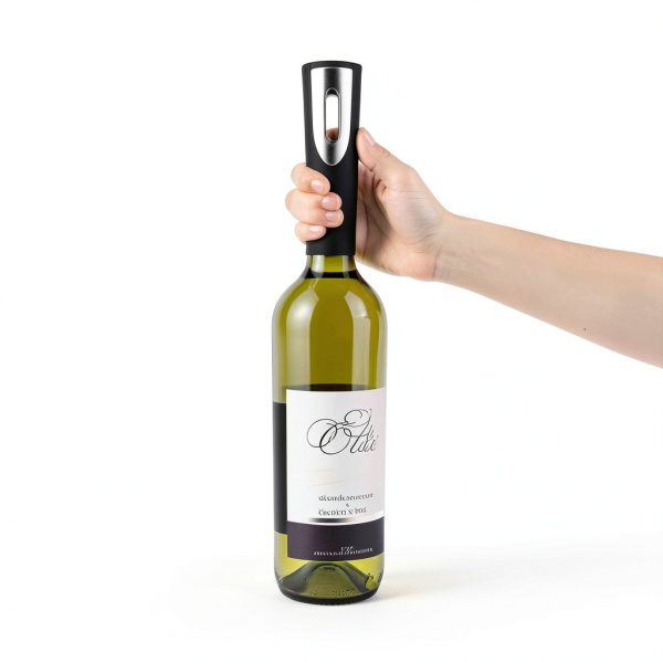 Electric Wine Opener Brookstone Aluminum-4