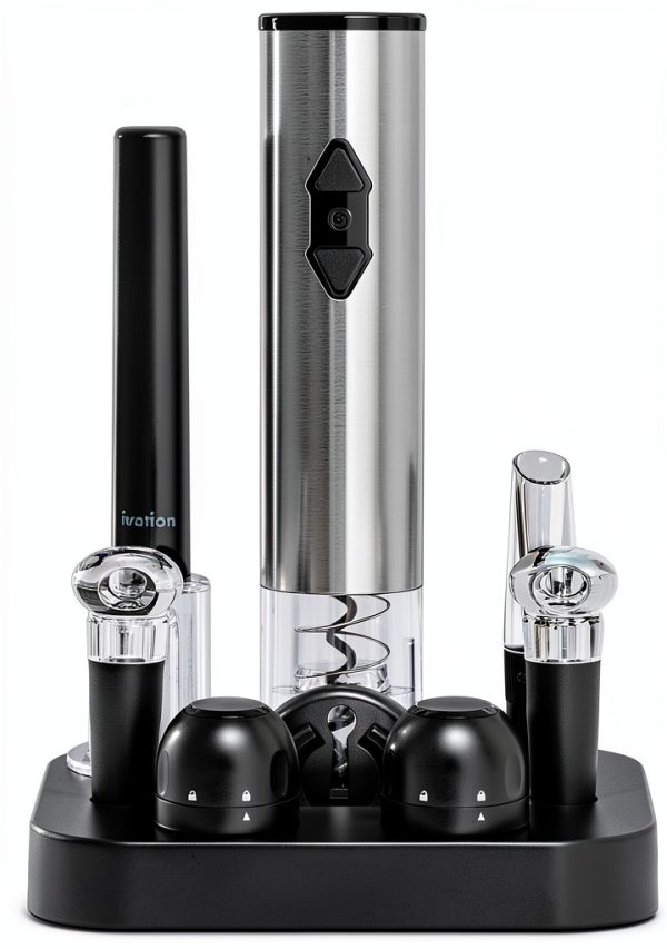 Ivation Stainless Steel Wine Gift Set-0