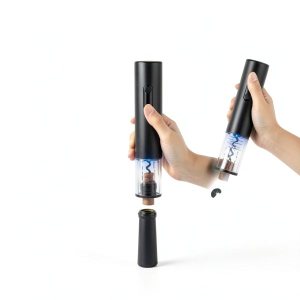 Yiizy Automatic Wine Opener Aluminum Gray Design-2