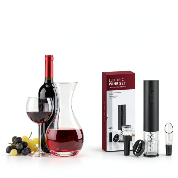 Rikuy Electric Wine Bottle Opener Kit-2