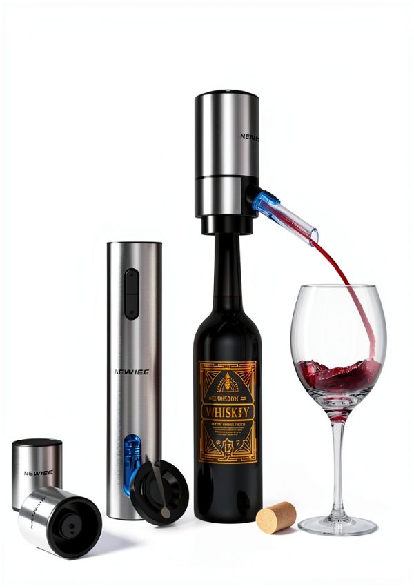 Newise Electric Wine Bottle Opener Stainless Steel-7