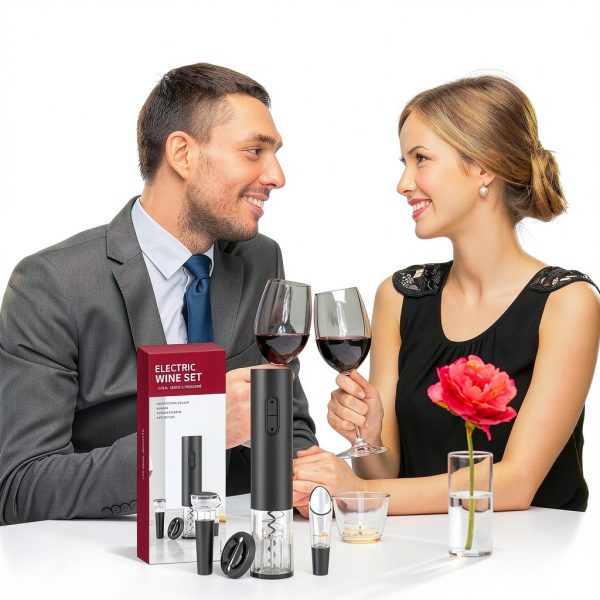 Rikuy Electric Wine Bottle Opener Kit-1