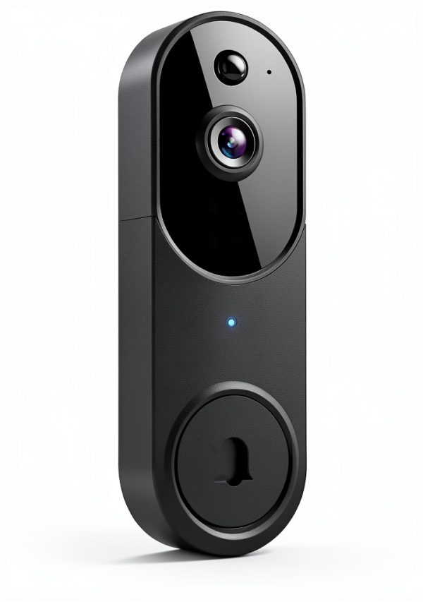 1080P Wireless Video Doorbell Camera M20-V2 Black Human Detection-6