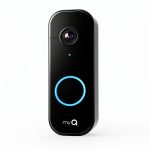 Chamberlain myQ Video Doorbell 2K Camera Color Night Vision Black-0