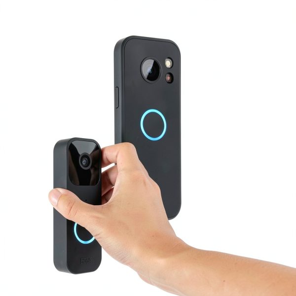 Blink Video Doorbell + Sync Module 2 — Two-way audio, HD video, two-year battery life, motion detection, chime app alerts, Works with Alexa (Black)-3