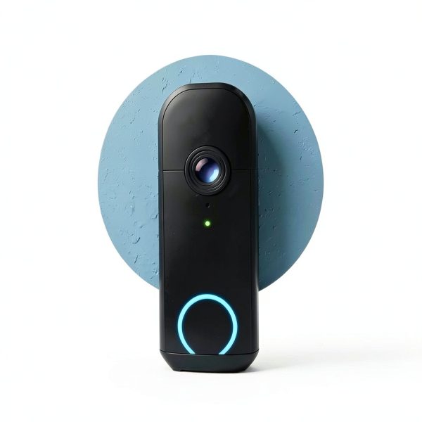 Chamberlain myQ Video Doorbell 2K Camera Color Night Vision Black-5