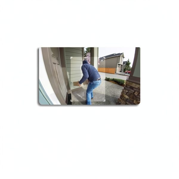 Chamberlain myQ Video Doorbell 2K Camera Color Night Vision Black-6