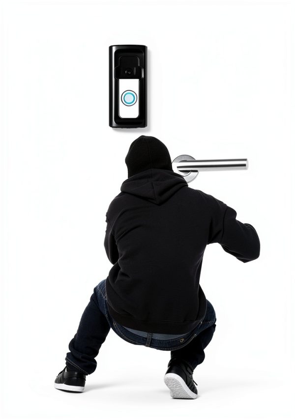 Anti-Theft Video Doorbell Mount ZHANDEYUA 360° Adjustable No-Drill-4