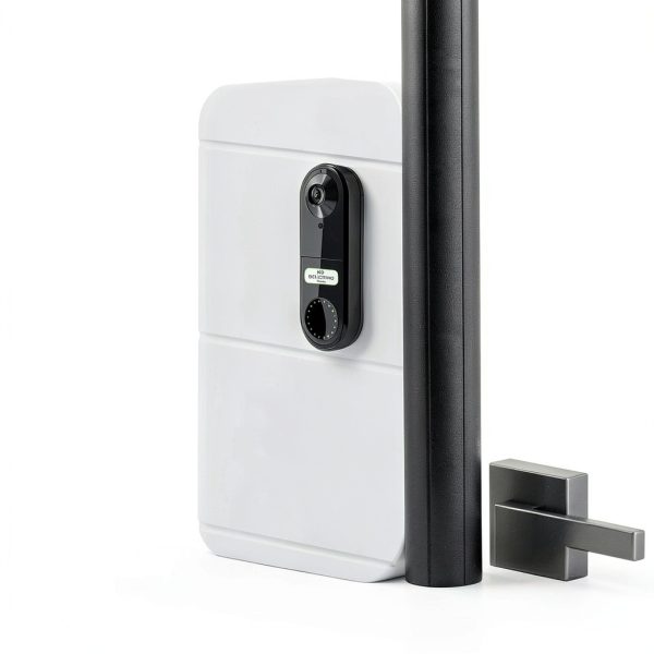 Small No Soliciting Sign for House,1x0.5 Inches Compatible with Most Doorbells,Weatherproof and Sturdy - Easy to Install (3 black and 3 white)-5