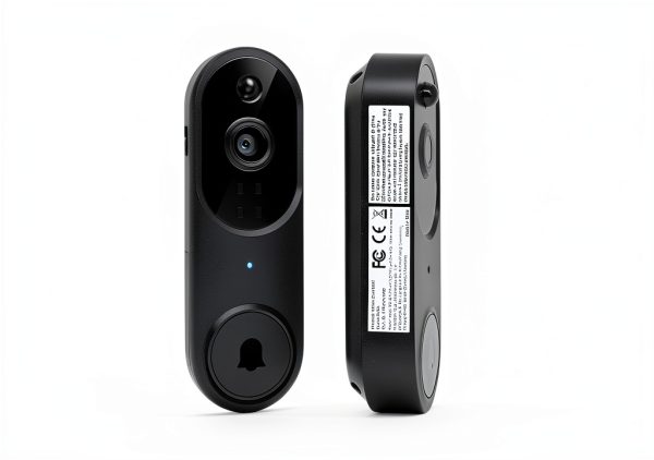 1080p Video Doorbell Camera M50 Black Wireless with AI Detection-8
