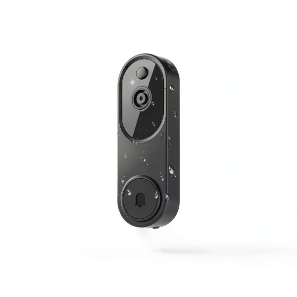 1080p Video Doorbell Camera M50 Black Wireless with AI Detection-6