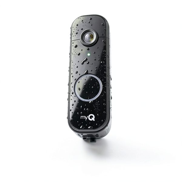 Chamberlain myQ Video Doorbell 2K Camera Color Night Vision Black-7