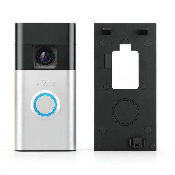LOCKA Adhesive Video Doorbell Mount for Ring Battery No-Drill Bracket-1