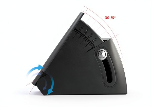 RIOVO Adjustable 30 to 55 Degree Doorbell Angle Mount Compatible with Video Doorbell Wired/Pro and Blink Video Doorbell, Replacement Angle Adjustment Adapter Mounting Bracket Wedge Kit-3