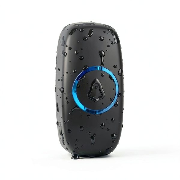 SECRUI Wireless Doorbell, Easy installation, Waterproof, Adjustable Volume, 58 Chimes, Colorful LED, 1000Ft Range, M520+F55, Black-2