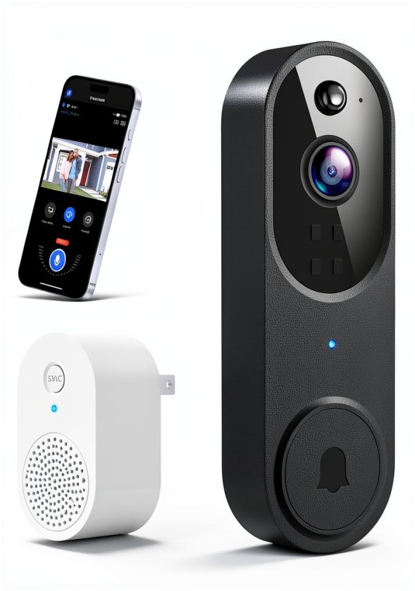 Wireless Wi-Fi Video Doorbell Camera M50 with AI Motion Detection-0