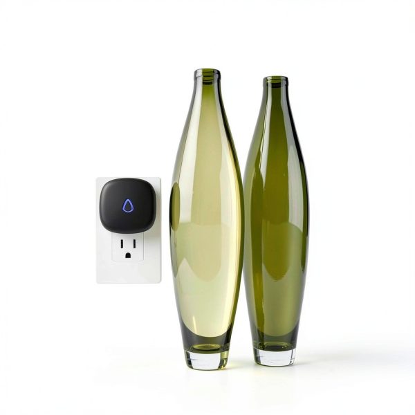 SECRUI Wireless Doorbell, Easy installation, Waterproof, Adjustable Volume, 58 Chimes, Colorful LED, 1000Ft Range, M520+F55, Black-4