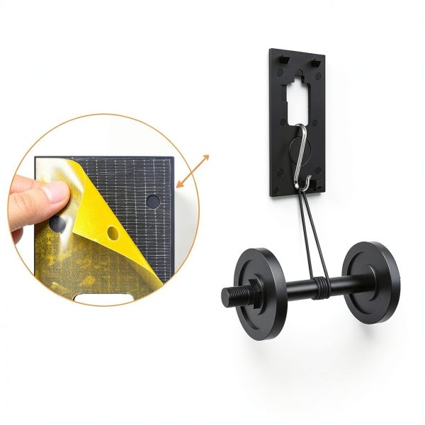 LOCKA Adhesive Video Doorbell Mount for Ring Battery No-Drill Bracket-2